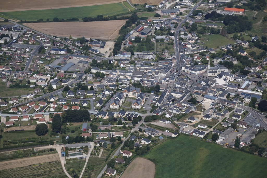 Photo aérienne de Goderville