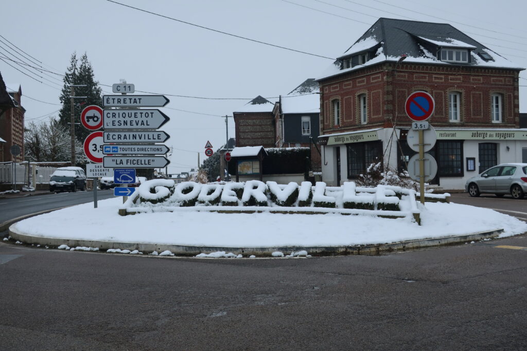 Goderville sous la neige 
