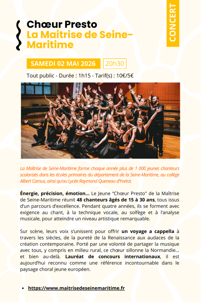 Chœur Presto - La Maitrise de Seine-Maritime